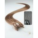 15" (40cm) Micro ring human hair extensions – light brown