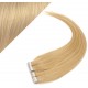 Vlasy pre metódu Pu Extension / Tapex / Tape Hair / Tape IN 50cm - prírodná blond