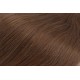 Clip in maxi set 63cm pravé ľudské vlasy - REMY 240g - STREDNE HNEDÁ
