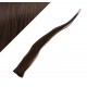 Clip in pramienok - REMY 100% ľudské vlasy, 6ks - tmavo hnedá