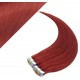 Vlasy pre metódu Pu Extension / Tapex / Tape Hair / Tape IN 40cm - medená
