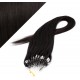 Vlasy pre metódu Micro Ring / Easy Loop / Easy Ring / Micro Loop 40cm - prírodná čierna