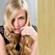 20" (50cm) Clip in human REMY hair - natural blonde