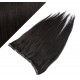 Clip in REMY vlasový pás 43cm rovný - prírodná čierna