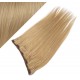 Clip in REMY vlasový pás 43cm rovný - prírodná blond