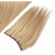 Clip in REMY vlasový pás 43cm rovný - prírodná / svetlejšia blond