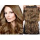 24˝ one piece full head clip in kanekalon weft extension wavy – black