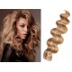 Vlasy pre metódu Tapex / Tape Hair / Tape IN 50cm vlnité - prírodná / svetlejšie blond