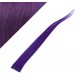 Clip in pramienok - REMY 100% ľudské vlasy, 6ks - fialová