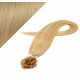 Vlasy európskeho typu na predlžovanie keratínom 40cm - prírodná blond