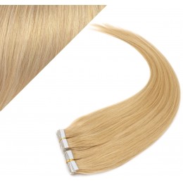 Vlasy pre metódu Pu Extension / Tapex / Tape Hair / Tape IN 40cm - prírodná blond