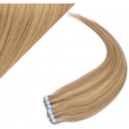 Vlasy pre metódu Pu Extension / Tapex / Tape Hair / Tape IN 40cm - prírodná / svetlejšia blond