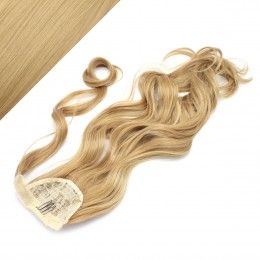 Clip in príčesok cop/vrkoč 100% japonský kanekalon 60cm vlnitý - prírodná blond