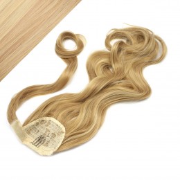 Clip in príčesok cop/vrkoč 100% japonský kanekalon 60cm vlnitý - prírodná/ svetlejšia blond