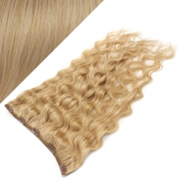 Clip in REMY vlasový pás 43cm vlnitý - prírodná blond